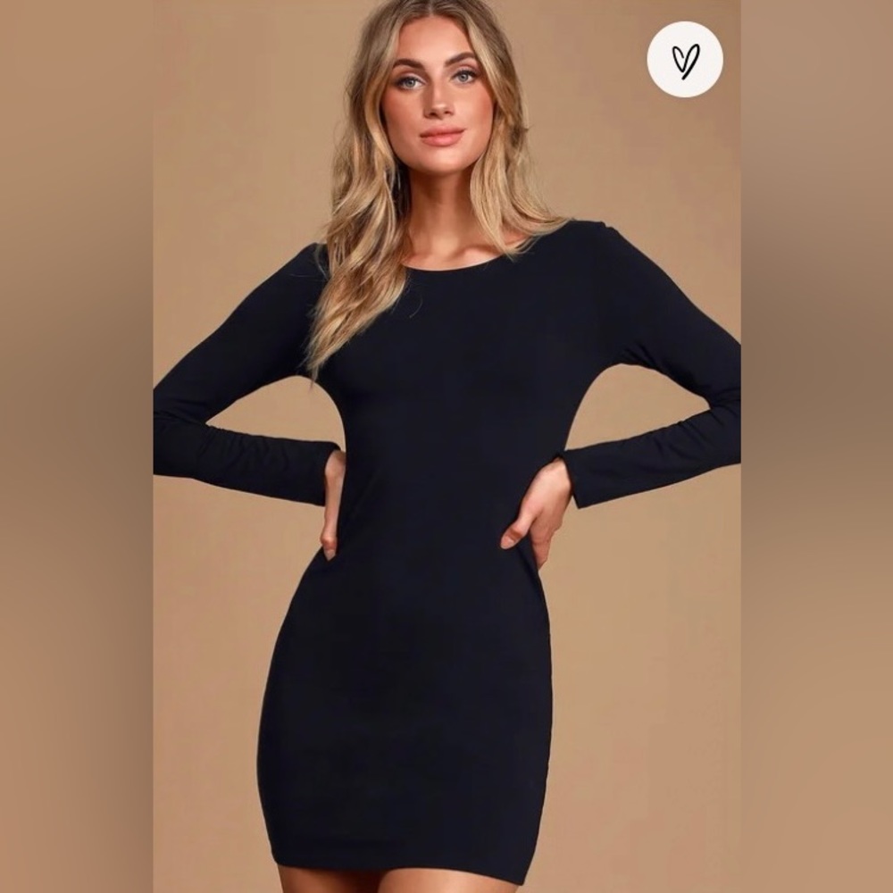 Comeback Baby Black Bodycon Mini Dress